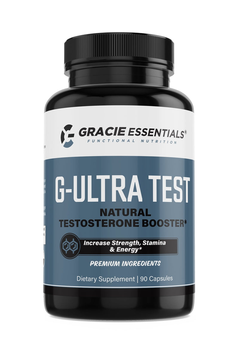 G-Ultra Test - Natural Testosterone Boost - Veggie Caps - 30 Servings - Gracie Essentials